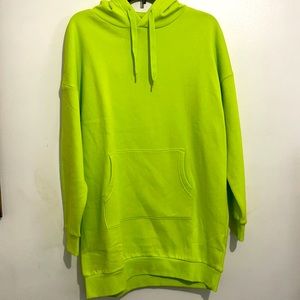 Neon Green long Sweatshirt